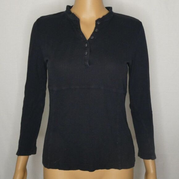 Citizens of Humanity Henley Long Sleeve Shirt Sm - Picture 1 of 7